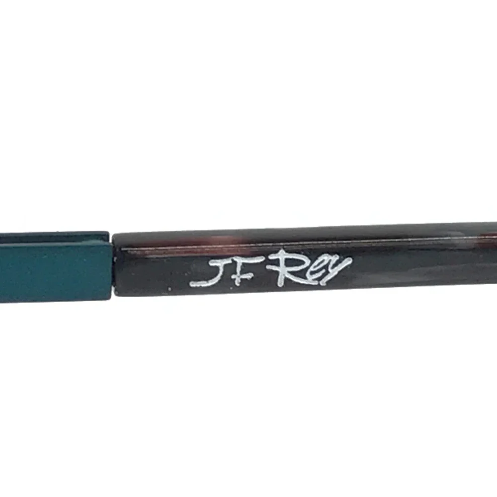 J. F. Rey Eyeglasses Frames JF2977 9022 Green Tortoise Round Full 50-22-148